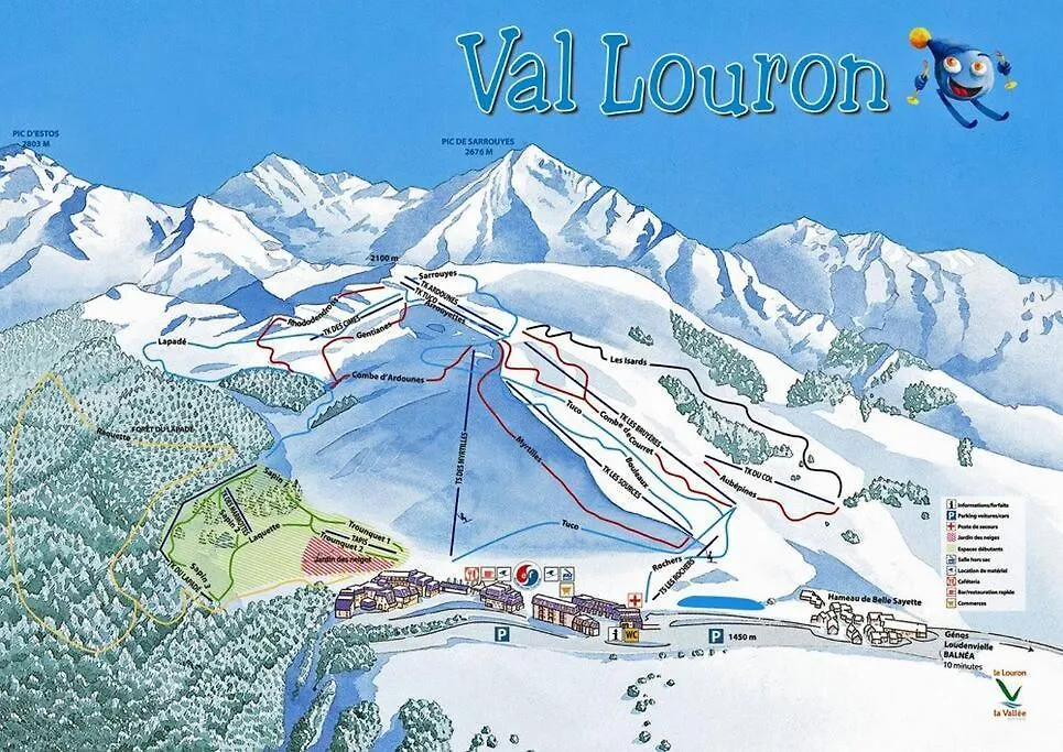Appart 4-6 Pers Au Pied Des Pistes - Val Louron Génos Apartmán